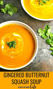 Gingered Butternut Squash Soup Recipe In 2020 Best Butternut Squash Soup Ginger Soup Recipe Butternut Squash Soup