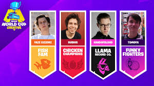 Below you can find the day 1 standings of the fortnite world cup finals. Fortnite On Twitter These Fortniteworldcup Creative Finals Squads Are Looking To Win It All Cizzorz Fishfam Rubiu5 Chickenchampions Handiofiblood Llamarecordco Mbtom98 Funkyfighters Tune In For The Pre Show Now Https T Co
