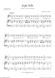 Jingle Bells Piano Sheet Music Easy With Lyrics Pdf