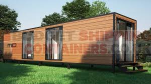 Site office 20ft container cabin with all fixtures. Prefab Shipping Container Homes