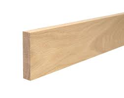 solid white oak 15x70mm worktop upstand