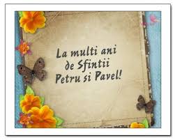 De ziua sfinţilor apostoli petru si pavel se dă de pomană pentru cei morţi, iar femeile trebuie să ofere vecinilor şi săracilor mâncare gătită, dar şi vase de lut pline cu apă, astfel încât morţii nu vor flămânzi, şi nici nu vor înseta pe tărâmul celălalt. Mesaje De Sf Petru Si Pavel UrÄƒri FelicitÄƒri De SfinÅ£ii Apostoli Petru Si Pavel 2018