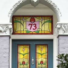 By admin filed under glass doors; Stained Glass House Numbers Door Number Stickers Purlfrost