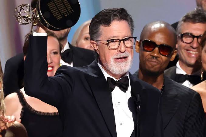 Stephen Colbert Gets Standing Ovation as 'The Late Show' Wins at 2026 Emmys