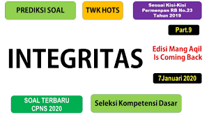 Download soal cpns 2019 pdf serta contoh soal cpns cat dan jawabannya. 20 Contoh Soal Cpns Twk Integritas Kumpulan Contoh Soal