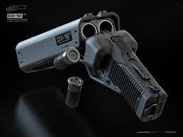 Desperado 8 inch barrel, 20 gauge double barrel shotgun pistol $ 659.00; The Dx 12 Punisher Is A Double Barreled Shotgun Pistol From The Future Maxim