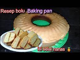 Bagaimana membuat bolu pisang baking pan satu telur yang enak banget siapkan gula pasir sebanyak 125 gram. Resep Bolu Baking Pan Isi Selai Nanas 6 Telur Super Lembut Dan Anti Gagal Youtube