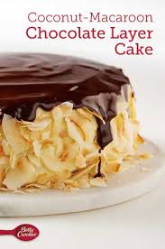 Coconut Macaroon Chocolate Layer Cake Recipe Easter Dessert Scrumptious Desserts Easter Desserts Recipes