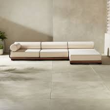 The patio sectional with cushions that feature contemporary looks and durable construction is sure to bring you the most comfortable and relaxing outdoor lounging experience. Bizerte Outdoor 3 Piece Sectional Reviews Cb2