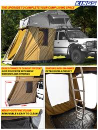 Check spelling or type a new query. 4 Man Annex For Roof Top Tent Fully Waterproof Incl Enclosed Floor Adventure Kings