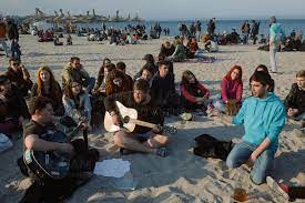 Party time!there are a couple of things which must be done in romania. 1 Mai Vama Veche Turisti Inquam Photos