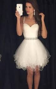 Short Prom Dress Homecoming Dresses Graduation School Party Gown Winter Formal Dress Dt0248 White Prom Dress Prom Dresses Short Sweetheart Prom Dress
