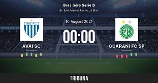 Série b acompanha série a e impõe limite de mudanças de técnico. Avai Sc Vs Guarani Fc Sp Live Score Stream Und Head To Head Ergebnisse 10 08 2021 Vorschau Der Partie Avai Sc Vs Guarani Fc Sp Team Anstosszeit Tribuna Com