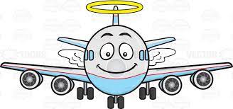 Smiling Jumbo Jet Plane With Halo And Wings Emoji Aircraft Engine Jumbo Jet Jet Plane