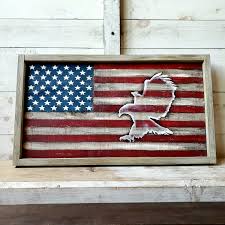 Here at stars and stripe flag co. Barn American Flag Framed Wall Art Distressed Patriotic Stars Stripes Home Decor