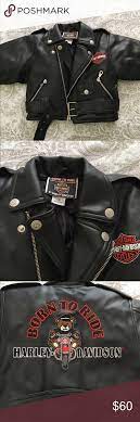 Toddler Harley Davidson Jacket This Super Cute Toddler Jacket Is Like New Hardly Worn Zip Closure Buckle At Wa Harley Davidson Jacket Toddler Jacket Jackets