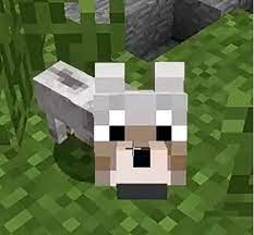 Papercraft Baby Wolf Standing Minecraft Dogs Baby Wolf Minecraft Wolf