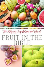 Fruit In The Bible Symbolism And Uses In Scripture Plus Free Pdf In 2020 Bible Fruit Scripture