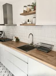 Cocina Nordica Con Madera Natural Muebles De Cocina Ikea Cocina Blanca Y Madera Diseno Muebles De Cocina
