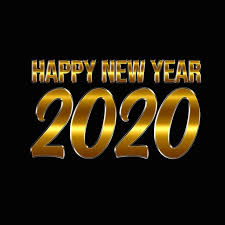 Happy New Year 2020 In Golden Luxurious Text Style Free Png Download Happy New Year Png Free Png Downloads Happy New Year 2020