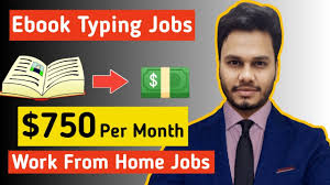 Earn Money Online 10 A Day With Ebook Typing Jobs Work From Home Jobs Hindi Youtube