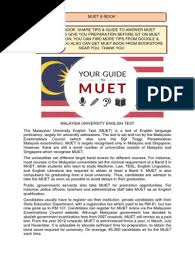 The details are as follow: Muet Sharing Session E Book 2