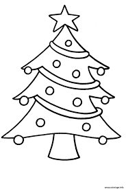 Apprendre à dessiner un père noël. Coloriage Sapin De Noel Facile Pour Enfants Dessin Sapin Noel A Imprimer