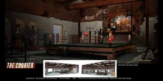 Showing all 27 items jump to: David Goodwin The Courier 2012 Set Design Concept Illustrations For Film Director Hany Abu Assad