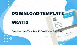Idiom bahasa inggris, contoh id karyawan, simple corporate office identity card design template. 26 Download Template Id Card Keren Wsm Project