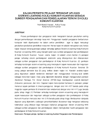 Keperluan perancangan pengajaran dan pembelajaran. Pdf Kajian Persepsi Pelajar Terhadap Aplikasi Sistem E Learning Kolej Komuniti Kuantan Sebagai Sumber Pengajaran Dan Pembelajaran Terkini Di Kolej Komuniti Kuantan Normilawati Hassan And Azliza Yusof Academia Edu