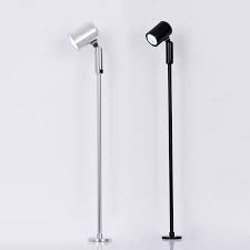 A floor lamp usually produces brighter light than a table or desk lamp. Lukloy Small Spotlight Commercial Display Case Standing Pole Spot Light Cafe Bar Table Downlight Cabinet Down Light Floor Lamp Led Spotlights Aliexpress