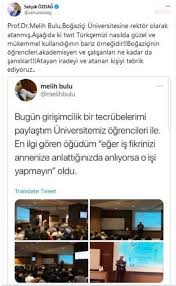 3. since the appointment of melih bulu as the rector of boğaziçi university from. Bogazici Rektoru Nun Turkcesini Elestirdi
