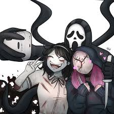 2 Girl 1 Boy Horror Movie Art Horror Characters Anime