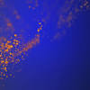 Red and blue colourful geometric triangle pattern wallpaper mural. 1