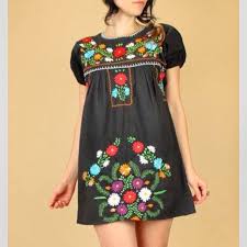 Buy traditional mexican dress and get the best deals at the lowest prices on ebay! Classic Traditional Mexican Dresses For Women Soft Cotton Blend Fabric With Colorful Embroidery All Over Embroidered Clothes Traditional Mexican Dress Dresses