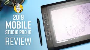 This wacom intuos tablet connects by usb or bluetooth for flexible use. Wacom Mobile Studio Pro 16 2019 Review Youtube