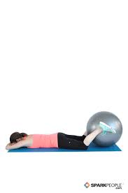 Activate your core and keep your back straight as you bend your knees. Lying Hamstring Curls With Ball Exercise Demonstration Sparkpeople