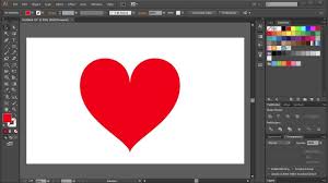 Very Easy And Fast Way To Draw A Heart Using The Pen Tool And The Guides And Grid Settings Adobe Design Adobe Illustrator Tutorials Illustrator Tutorials