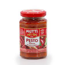 Tagliare a metà i pomodori sammarzano e farli asciugare al sole per circa 3. Pesto Rosso Di Pomodoro Rotes Tomatenpesto Von Mutti Parma