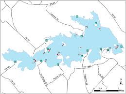 Lake Somerville Fish Attractors