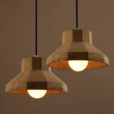 Shabby Chic Cement Rustic Bar Counter Vintage Pendant Lights