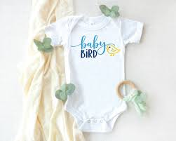 Baby Bird Onesie Baby Onesie Baby Boy Onesie Baby Girl Etsy Baby Onesies Baby Boy Onesies Girl Onesies