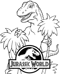 Treść i grafika chronione przepisami ustawy z dnia 4 lutego 1994 r. Kolorowanka Z Tyranozaurem Z Filmu Jurassic World