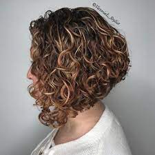Perfectly Angled Curly Bob Curly Bob Hairstyles Inverted Bob Hairstyles Curly Hair Bob Haircut
