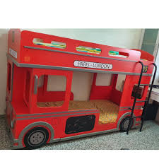 Bunk beds are a natural choice for limited space, cozy sleepovers and just generally for kids sharing bunk beds make bedtime more fun. Fancy Bunk Bed For Kids Paris London Bus Furniture Beds Mattresses On Carousell