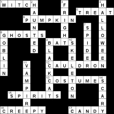 Saved by pinal county library district. Halloween Crossword Answer Key Games Surfnetkids