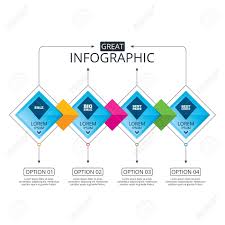 Infographic Flowchart Template Business Diagram With Options