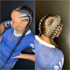Add some flair to your look & get inspired with french braids have been really in style for a while. Follow Me For More Content Two Braid Hairstyles Feed In Braids Hairstyles Braided Hairstyles