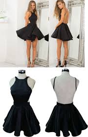 Short Black Backless Short Prom Dress Homecoming Dress Backless Prom Dresses Black Homecoming Dress Backless Dress Short