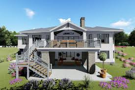 Explore 1 story, 2 story, modern, open layout and more farmhouse w/basement designs. Plan 64468sc Modern Farmhouse Plan With Optional Finished Lower Level Sloping Lot House Plan Modern Farmhouse Plans Farmhouse Plans